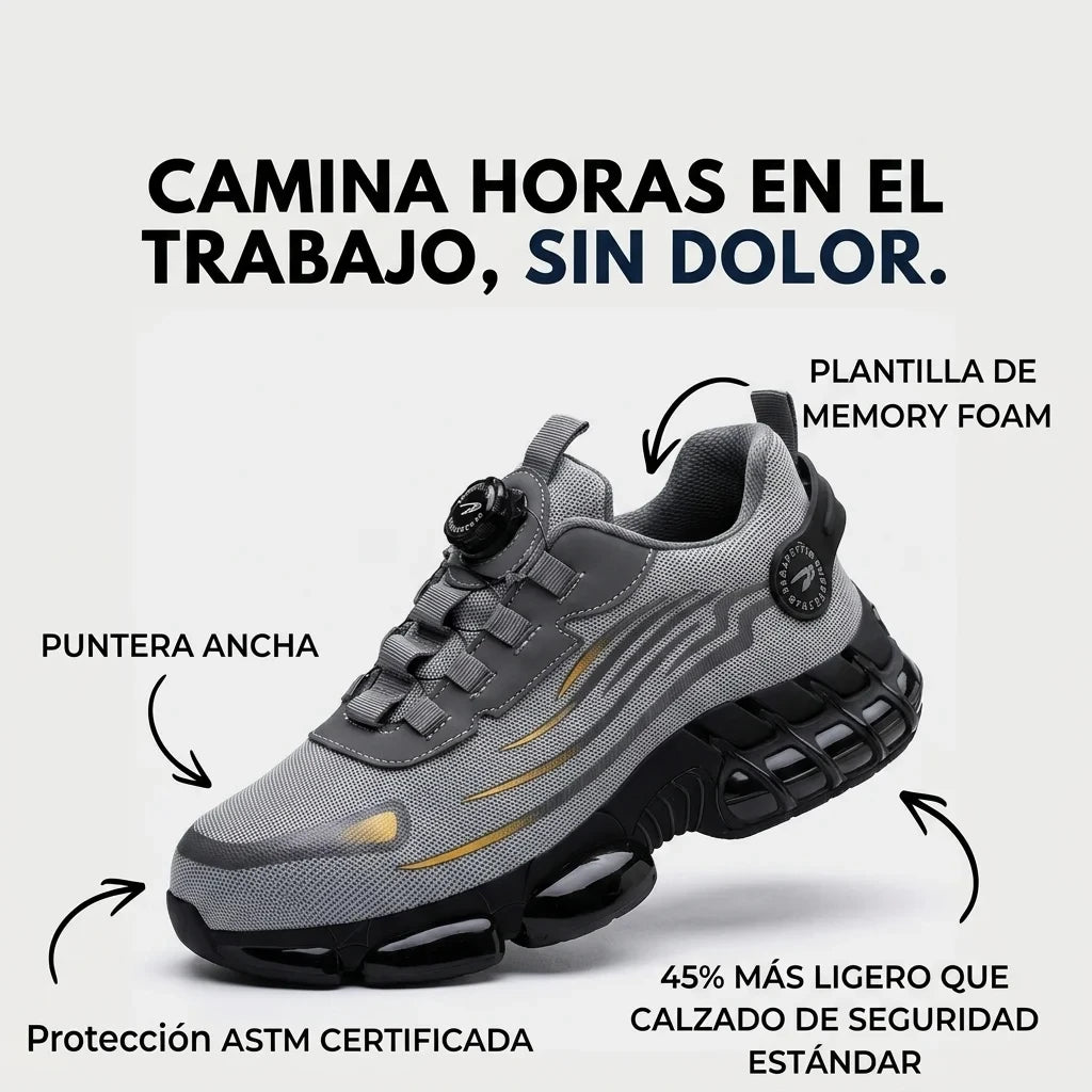 SafeGuard™ - Zapatos Ergonomicos Punta de Acero